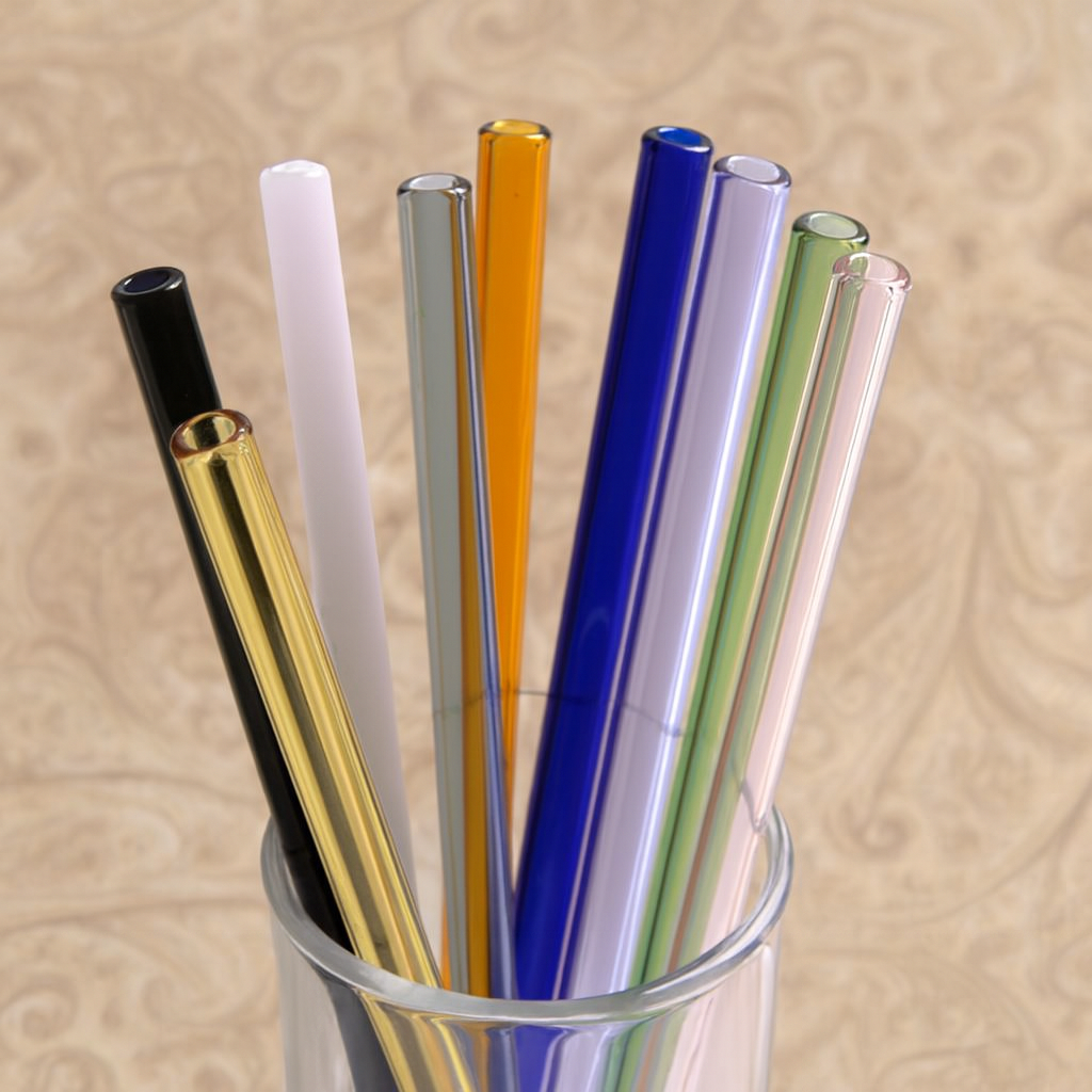 Straight Glass Straws - Wholesale & Bulk