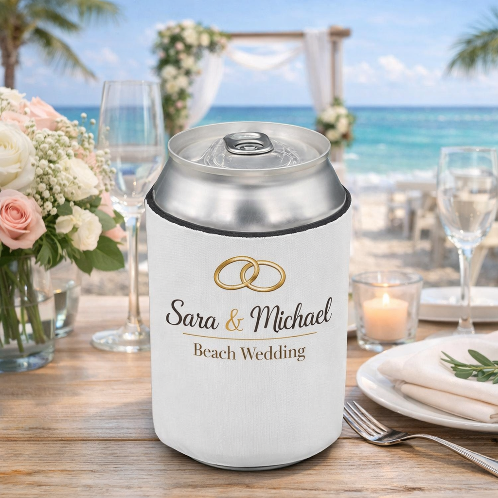 Custom Branded Drink Koozie - Foldable Cup Sleeves