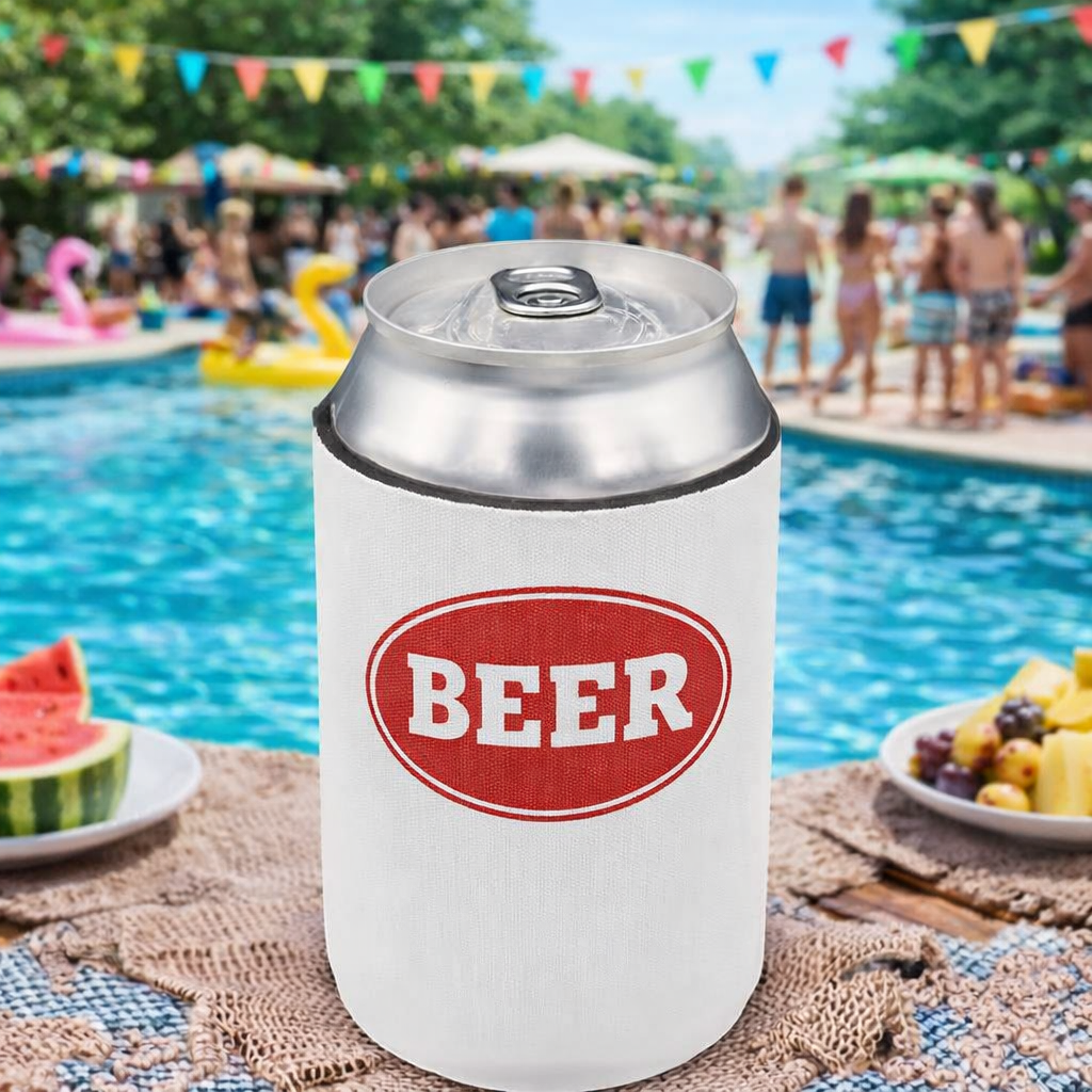 Custom Branded Drink Koozie - Foldable Cup Sleeves