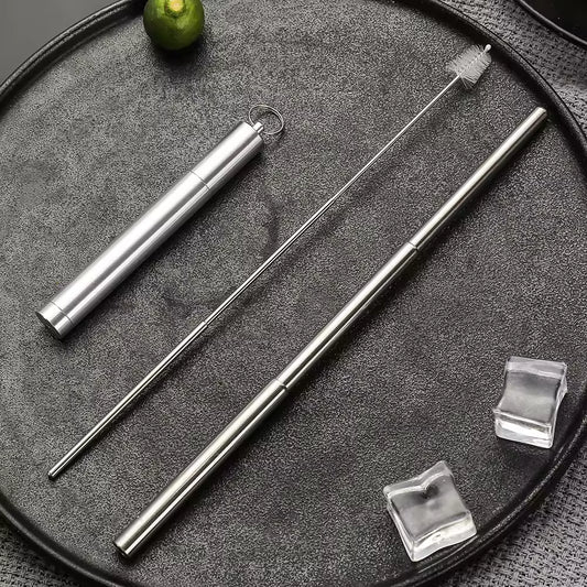 Collapsible Stainless Straw with Case
