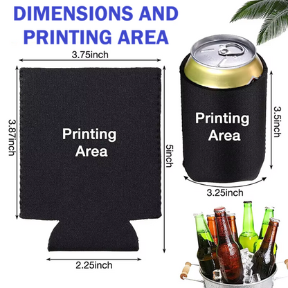 Custom Branded Drink Koozie - Foldable Cup Sleeves