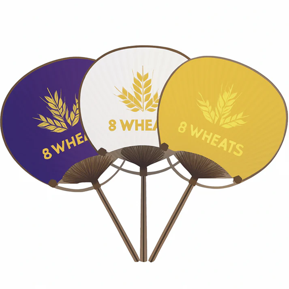 Personalized Japanese Uchiwa Paddle Fans – Custom Full-Color Hand Fans