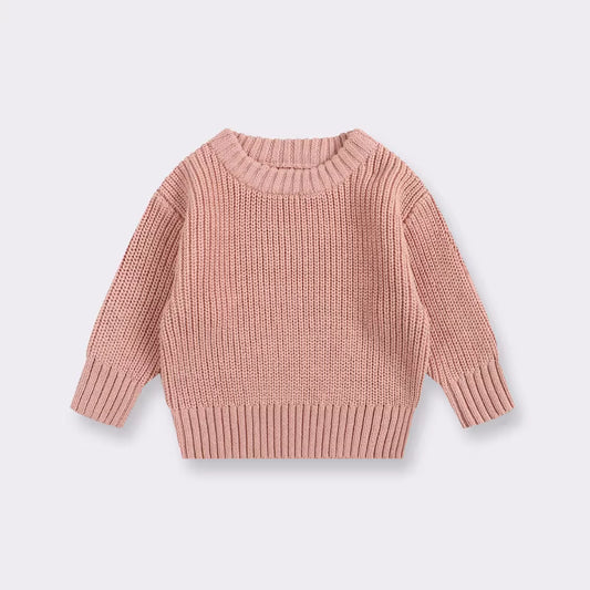 7-Day Style Soft Cotton Knitted Pullover Sweater - For Baby, Newborns, Toddlers